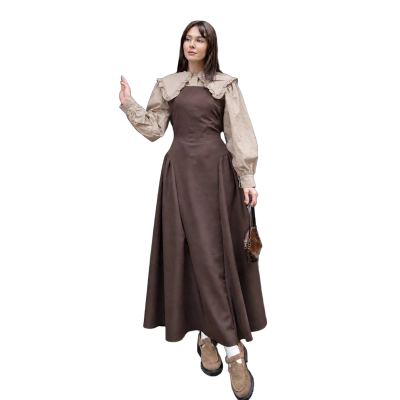 فستان كلاسي مع قميص