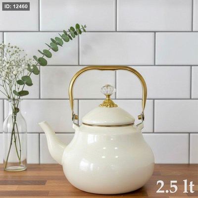براد شاي 2.5 لتر زينكو بيج لميع يد ستانلس ذهبي EL56/3=ك5