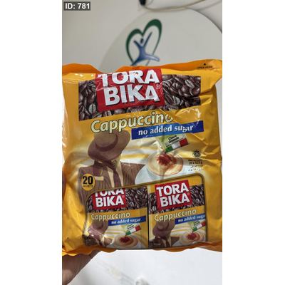 Tora Bika كابتشينو صحي دايت خالي من السكر فيه 20 كيس
