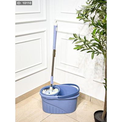 سطل + ممسحة لف بلاستك عصارة ستانلس ستيل SM183/2 =غ3