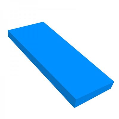 ارتفاع 10 سم ضغط 18 فرشة اسفنج ازرق 175 × 65