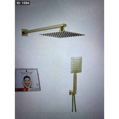 طقم انتربوتس ذهبي 10 انش مربع
