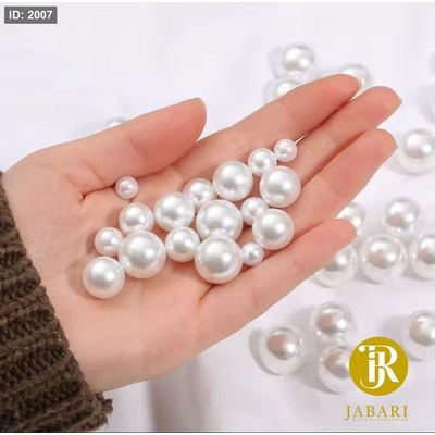 خرز لولو ابيض 8mm (مثقوب)