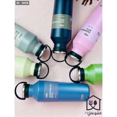 مطرة / مج / حافظة سخن / بارد ستانلس غطاء لف مع تعليقة