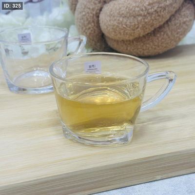 6 كاسات شاي شفاف