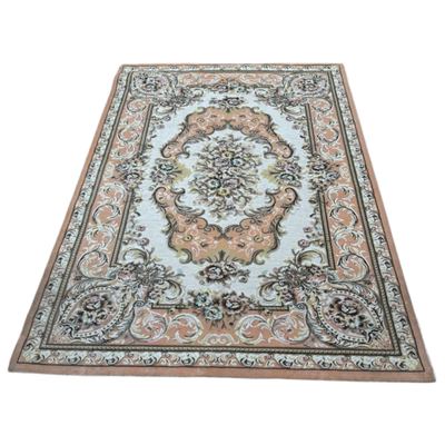 سجاد حرير مقاس 220 × 310 شنل ابيض زهري حفر HARER