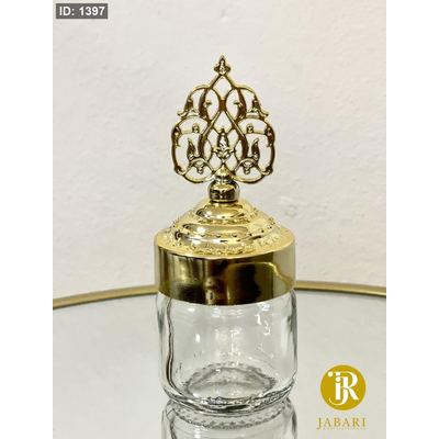 مطربان زجاج غطاء معدن