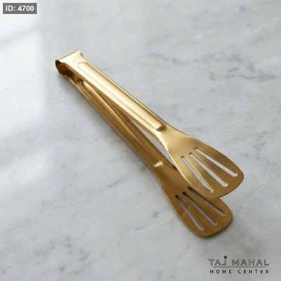 ملاقط مطبخ متعددة الاستخدامات ستانلس ستيل ذهبي