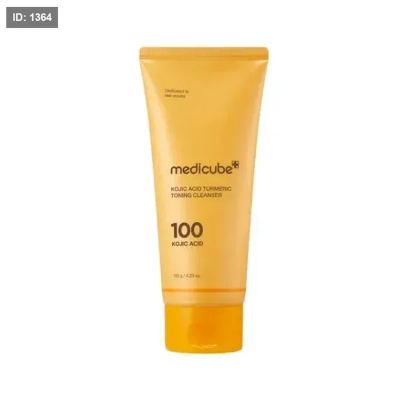 ميديكوب – غسول تونر بالكوجيك أسيد والكركم – 120 غرام : Medicube Kojic Acid Turmeric Toning Cleanser – 120g