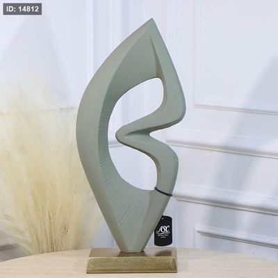 تحفة شكل ورقة 53سم بستاشيو GRG-26098B نحاس هندي %ه11