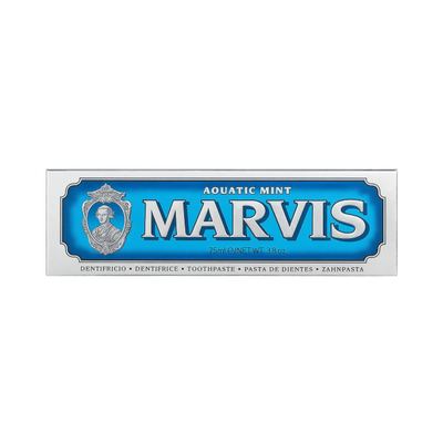 هذا معجون أسنان MARVIS بنكهة النعناع البحري (Aquatic Mint) – 75 مل