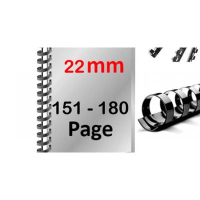 مشط بلاستيك 151-180 ورقة مقاس MM 22