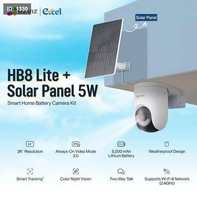 EZVIZ HB8 Lite 4G & WIFI Kit battery-powered PT