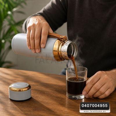 ثيرموس حافظه حراره ستانلس مع غطاء 800 مل