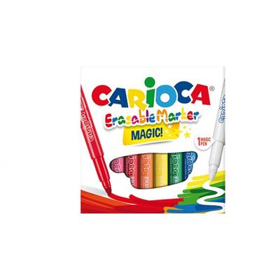الوان فلوماستر ايطالي سحري مع محاية  10 لون CARIOCA MAGIC