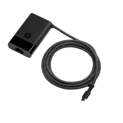 HP USB-C 65W Laptop Charger  (671R2AA)شاحن USB-C للكمبيوتر المحمول بقدرة 65 واط