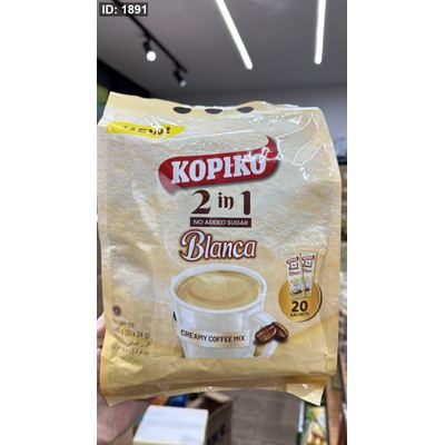 نسكافيه دايت كوبيكو بلانكا قهوة كريمية 2 في 1 خالية من السكر فيها 20 كيس