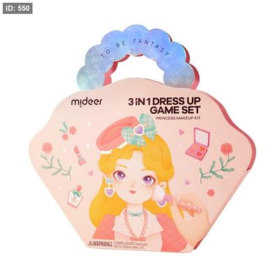 3-in-1 Dress Up Game Set: Princess Fantasy Makeup