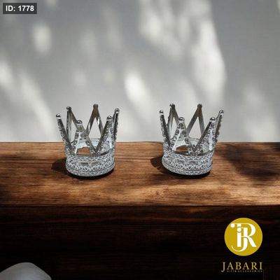 تاج كرستال معدن للزينة