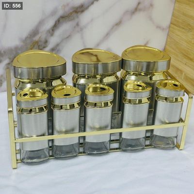 طقم بهارات مذهب 8 قطع