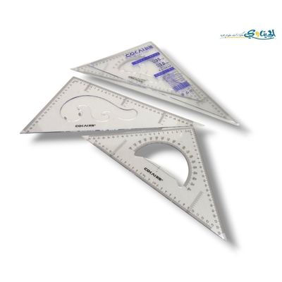 طقم مثلثات بلاستيك حجم كبير