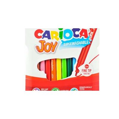 الوان فلوماستر ايطالي 12 لون   CARIOCA JOY SW