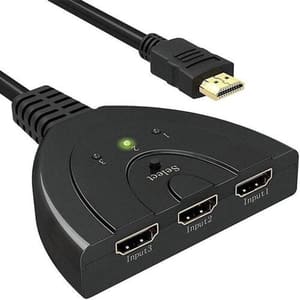 HDMI Switch,3 Port 4K HDMI Switch 3x1