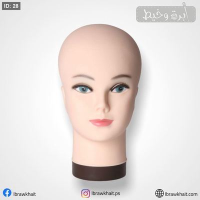 راس لعبة بدون شعر