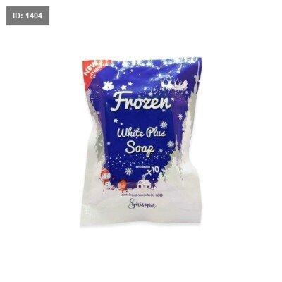 Frozen White Plus Soap X10 صابونة تفتيح الوجه والجسم