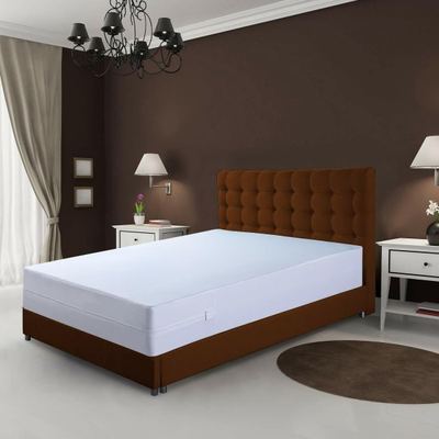 كيس فرشة سحاب ضد الماء مجوز مقاس 180 × 200 + 25 واقي مجين