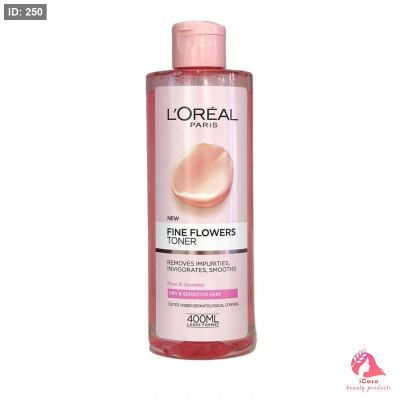 L'Oréal Paris Fine Flowers Toner - تونر الأزهار الفاخر من لوريال باريس