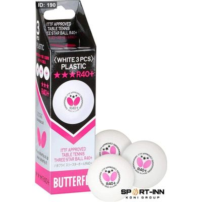 3 كرات تنس طاولة BUTTERFLY
