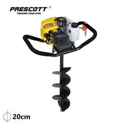 PRESCOTT-حفار  بنزين مع ريشة  سمك 20cm