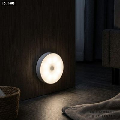 مصباح LED ليلي ذكي يعمل بمستشعر حركة