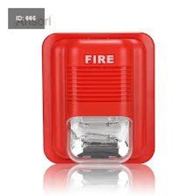 Fire strobe siren,24v With Flusher INDOOR