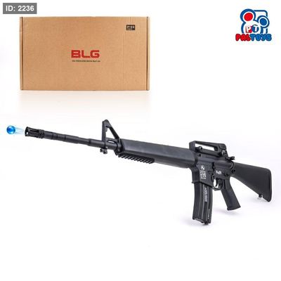 رشاش M16 Orbeez طويلة عظم متقل طلقات طلقات جل لون اسود