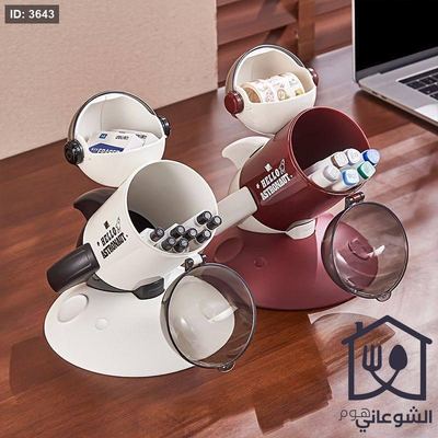 مقلمة مدرسية بتصميم فضائي بلاسيتك غطاء اكروليك