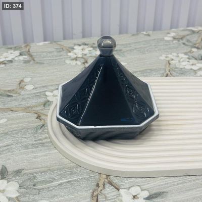 تمرية تاج زجاج 11*11 سم