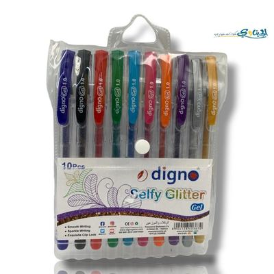 اقلام حبر سائل برق جلتر 10 اقلام Digno