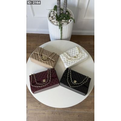 شنطة - لمعة Chanel Clasic مقاس كبير / كوبي ماستر