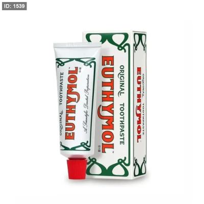 Euthymol Original Toothpaste – 75ml معجون أسنان اذيمول للقضاء ع البكتيريا