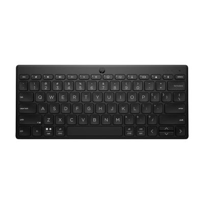 HP 350 Compact Multi-Device Bluetooth Black Keyboard (692S8AA)لوحة مفاتيح صغيرة الحجم متعددة الأجهزة تعمل بتقنية البلوتو