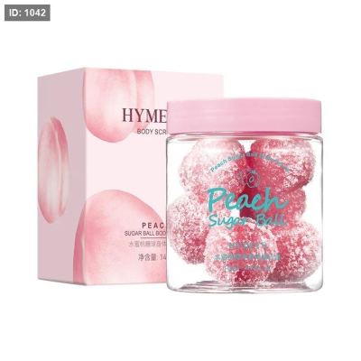 HYMEY'S Peach Candy Moisturizing Exfoliating Body Scrub- مقشر الجسم المرطب بنكهة حلوى الخوخ من هيمي - 140 جرام