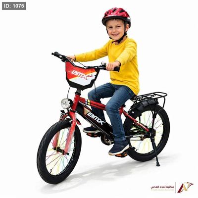 بسكليت BMX مقاس 18 انش لون احمر