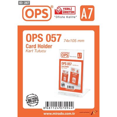 ستاند ورق بلاستك OPS 057 A-7