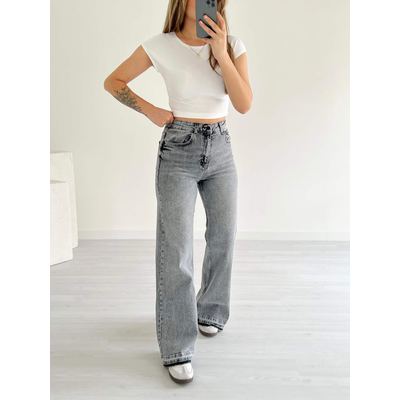 بنطلون جينز Wide Leg