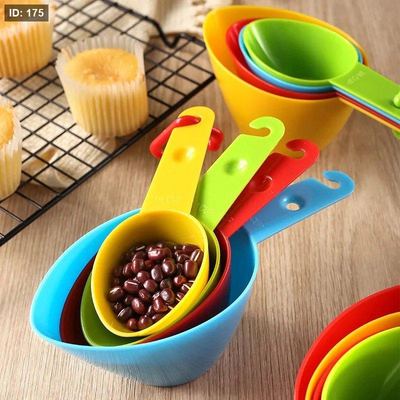 طقم معيار 4 قطع بلاستيك ملون