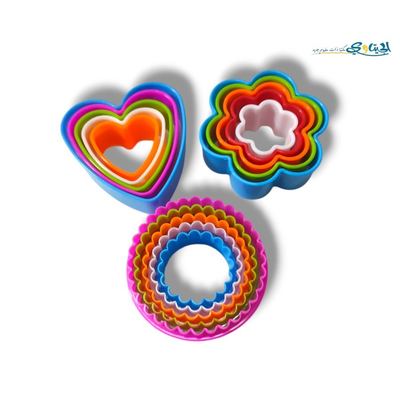 قوالب معجونة 5 قطع متعدد الاحجام