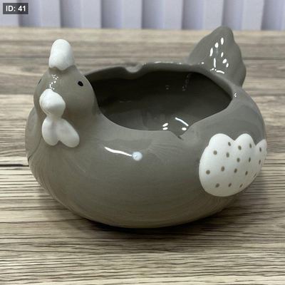 متكة بورسلان شكل دجاجة 14 سم