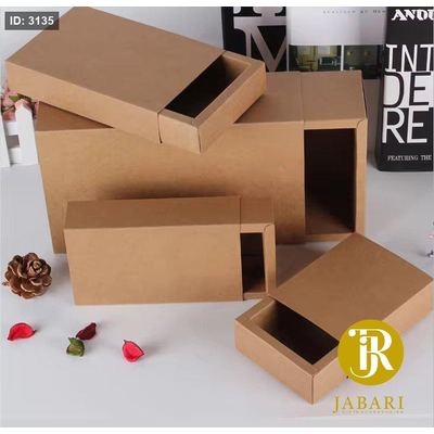 علب كرتون بني سحاب 4*10*17(10 قطع) code 107